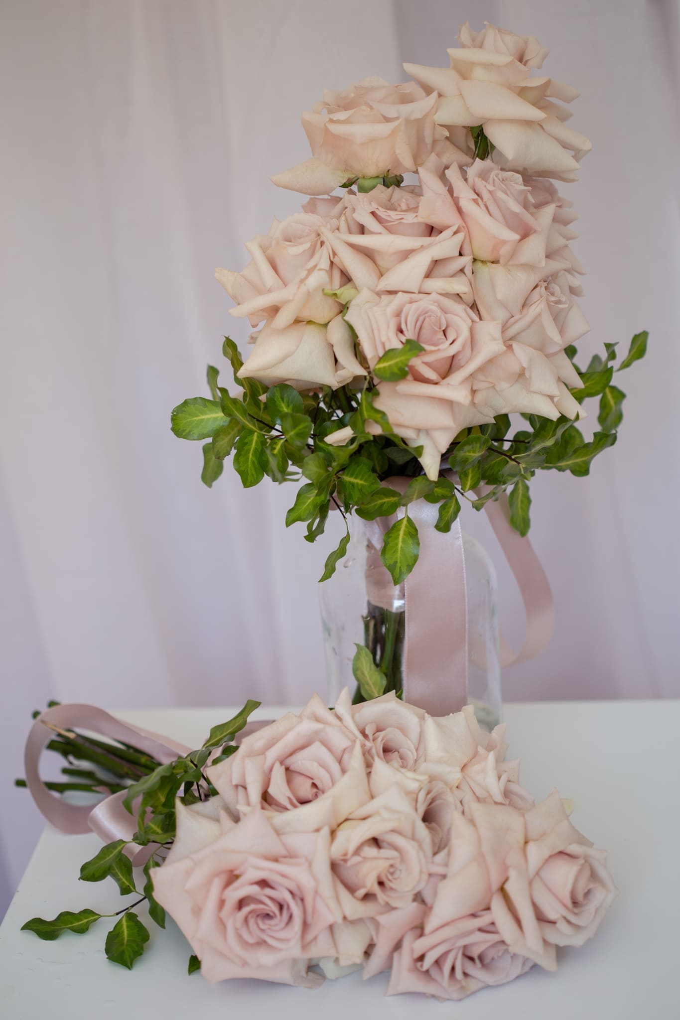 Simply Elegant Bride Rose Bouquet