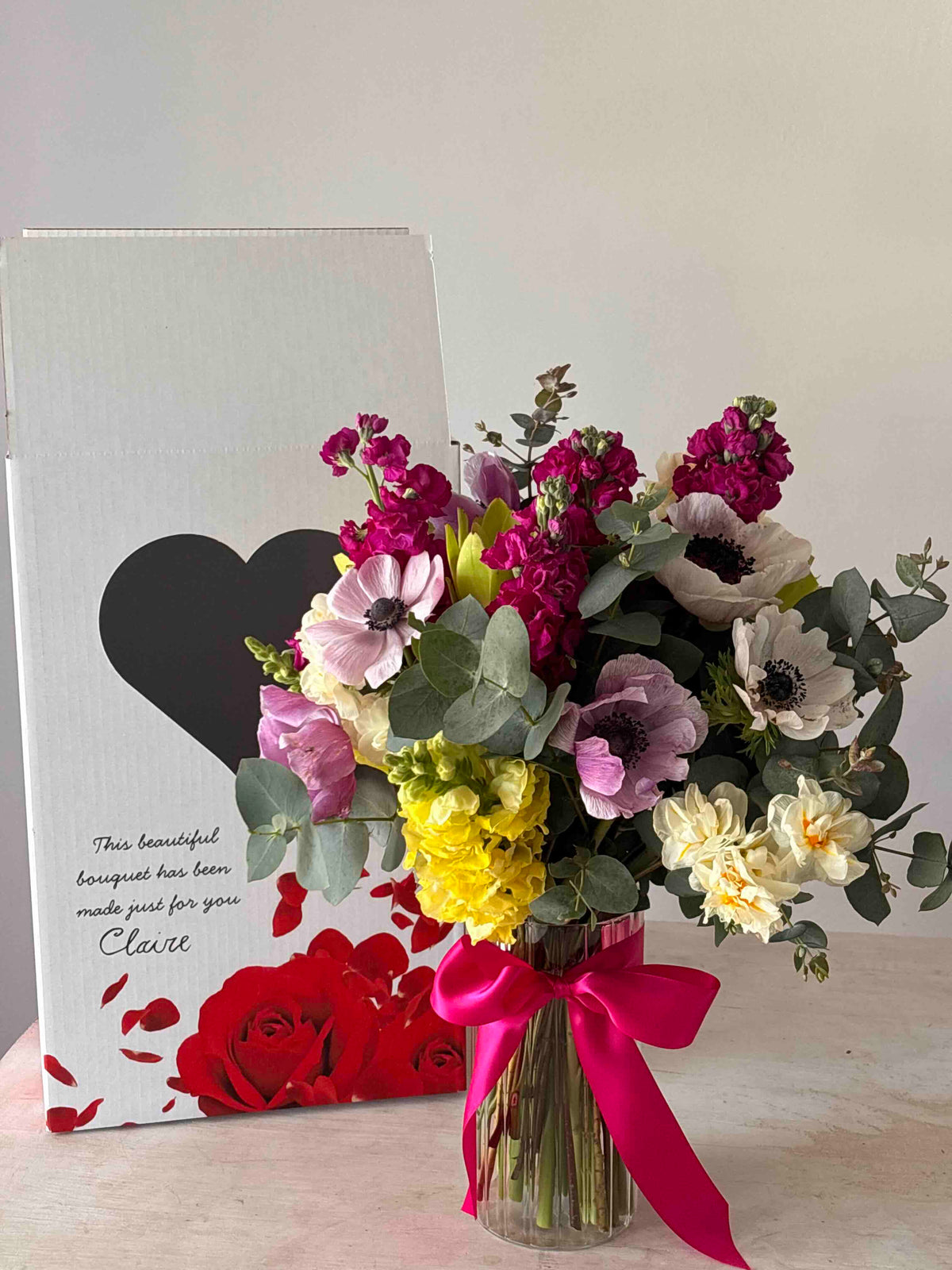 Florist Choice Vased Arrangements Delivered in Box