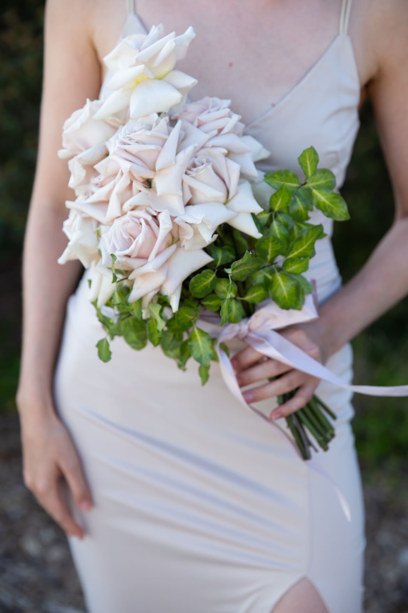 Simply Elegant Bride Rose Bouquet