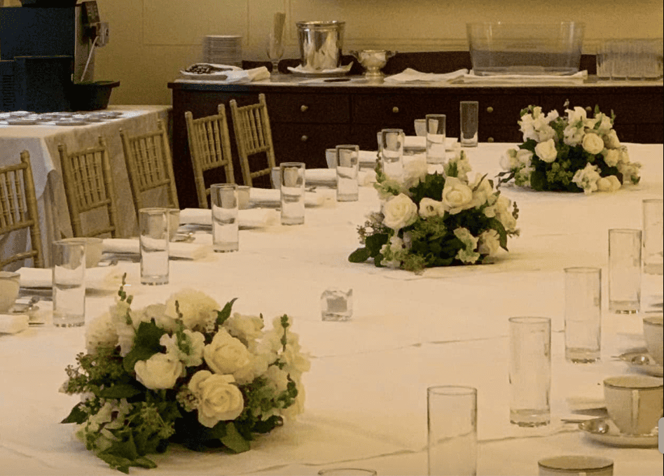 Low Lying Guest Table Centrepiece