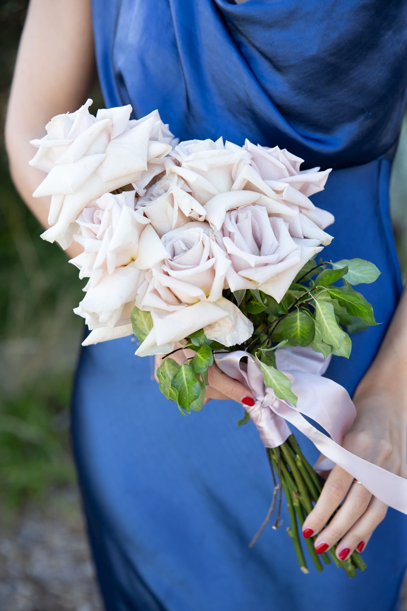 Simply Elegant Bridesmaid Rose Bouquet